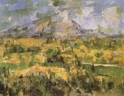 Mont Sainte-Victoire considering of Lesson Lauves Paul Cezanne